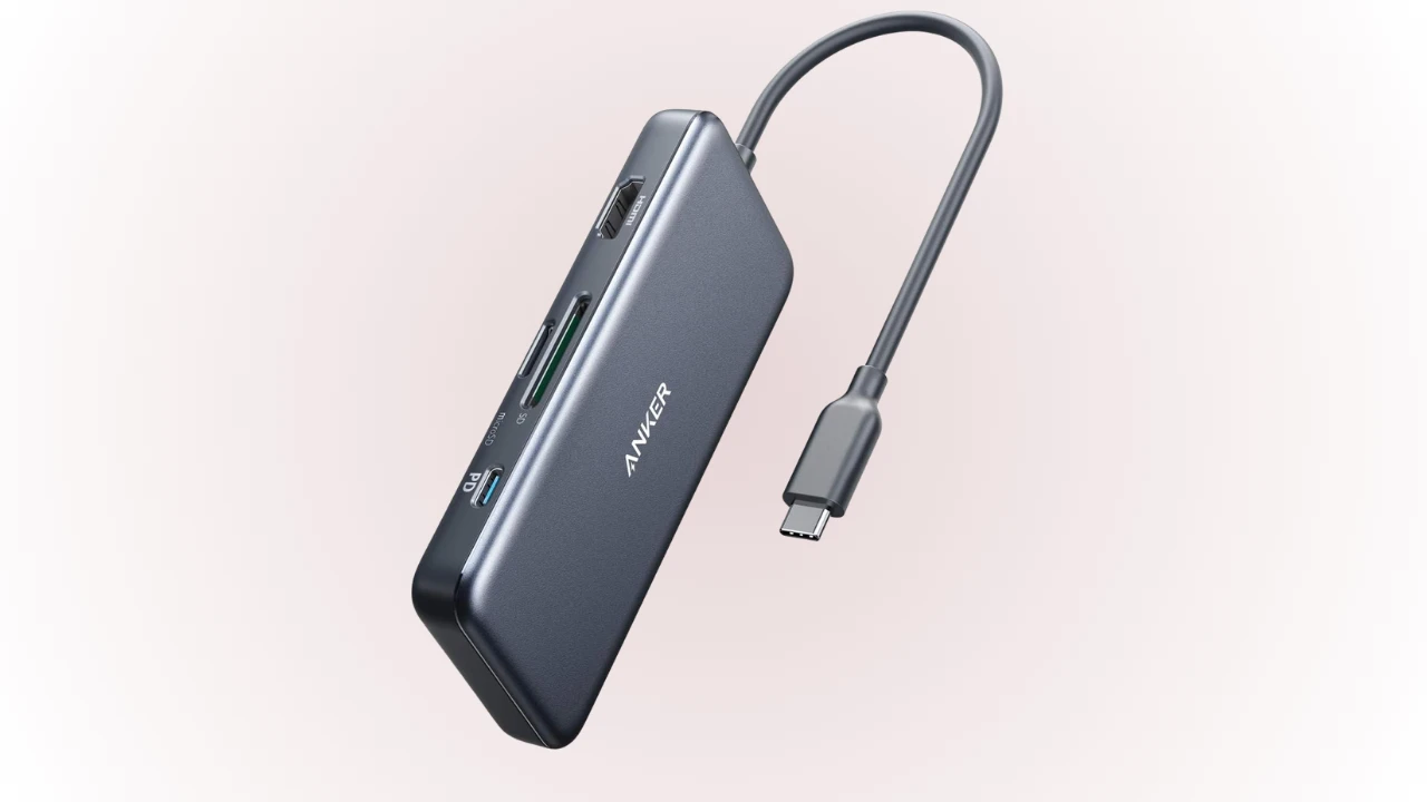 Anker 555 USB-C Hub 8-in-1 – Best USB-C Hub for MacBook