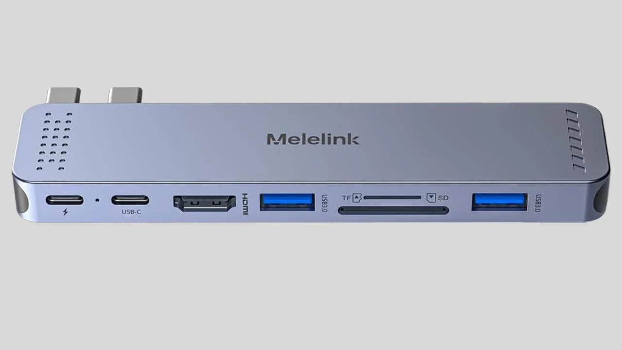 Melelink USB-C Hub 8-in-2 – Best USB-C Hub for MacBook Air