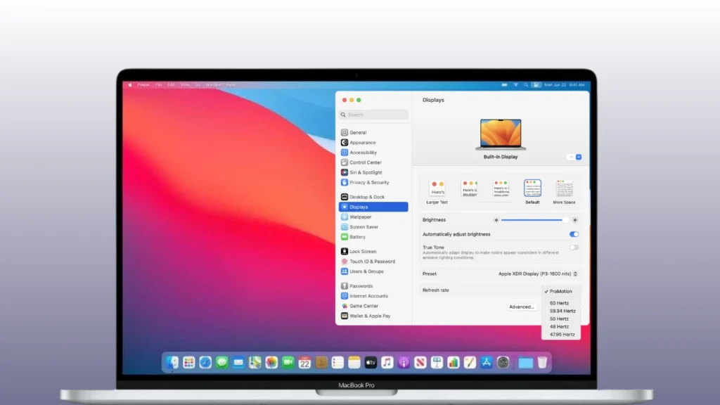 General Use Color Profile for MacBook Pro