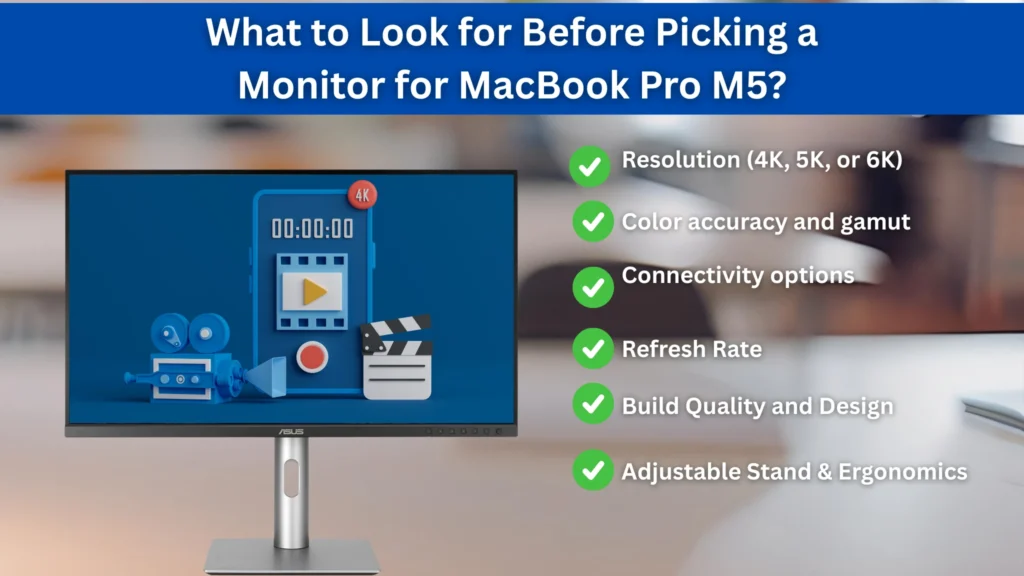 What to Look for Before Picking a Monitor for MacBook Pro M5?